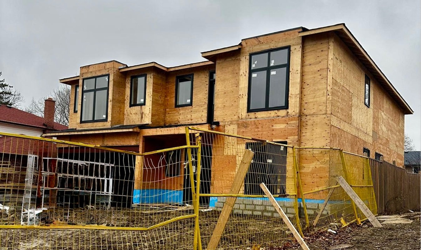 Previous Next Custom Home Under Construction