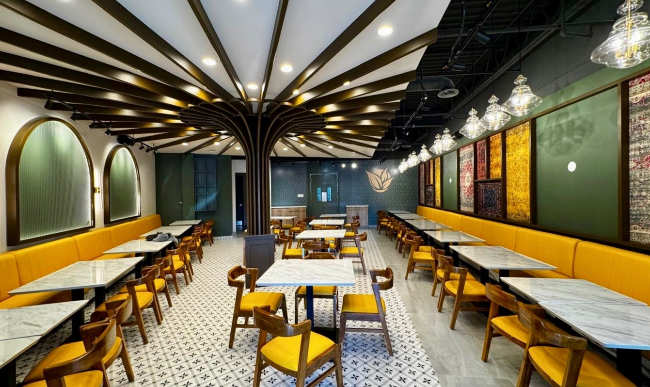 Modern Indian Restaurant Interior