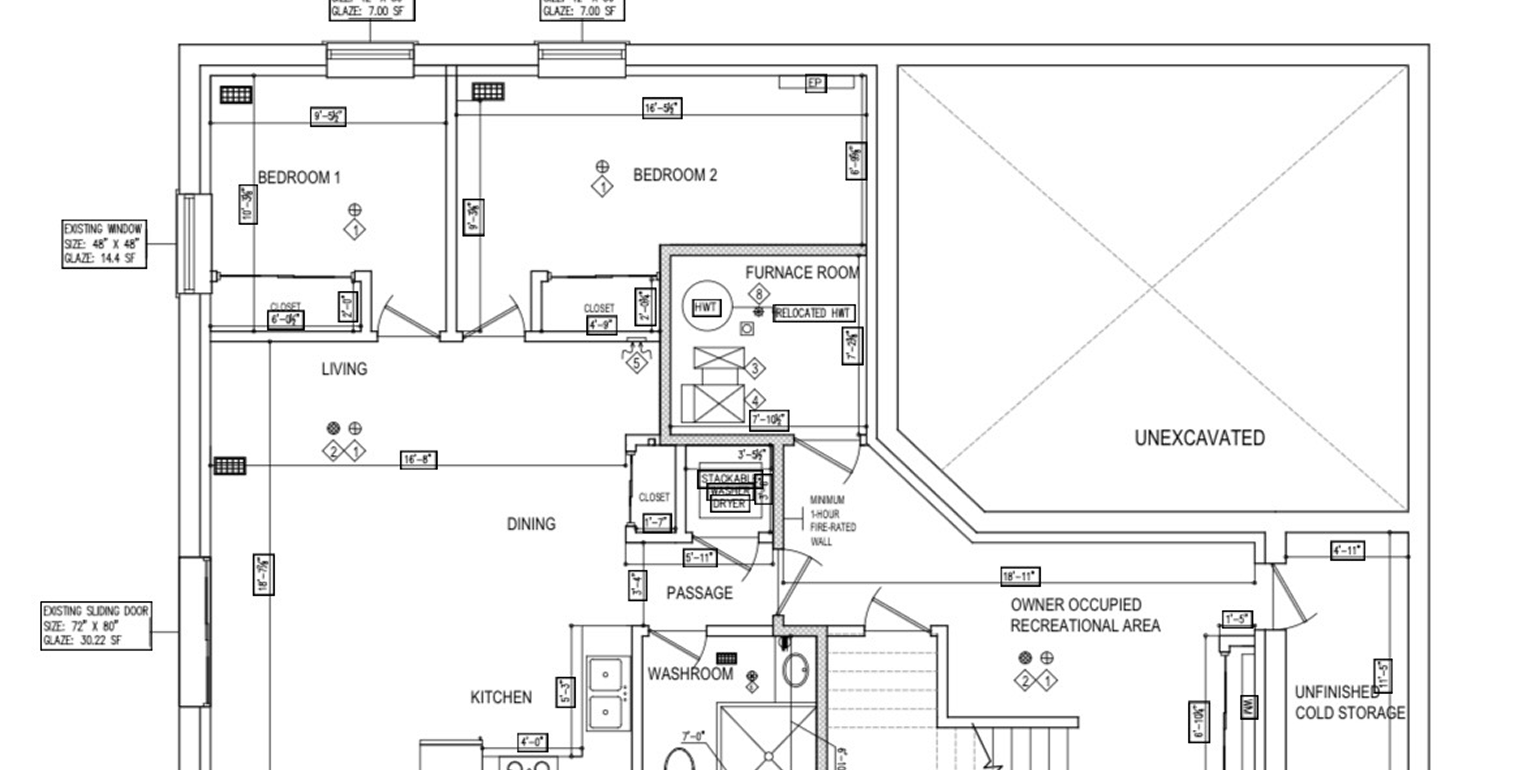 Basement Second Dwelling Unit – Space-Efficient Design